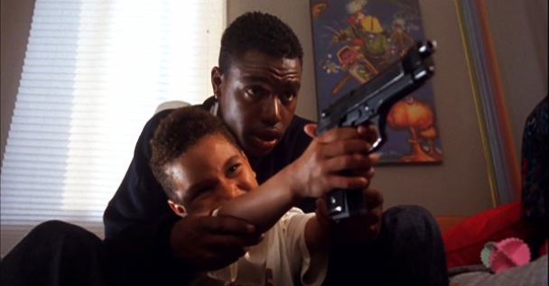 menace-ii-society-movie-review-caine-teaches-kid-boy-about-guns-tyrin-turner-review