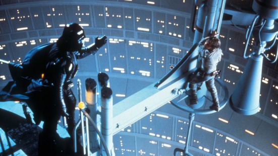 Star Wars Episode V: The Empire Strikes Back (1980) Directed by Irvin Kershner Shown from left: David Prowse (as Darth Vader; voice: James Earl Jones), Mark Hamill (as Luke Skywalker)
