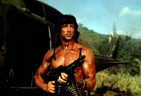 RAMBO: FIRST BLOOD PART II, Sylvester Stallone, 1985. ©TriStar Pictures