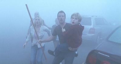 Laurie Holden, Thomas Jane and Nathan Gamble star in Frank Darabont's adaptation of Stephen King's The Mist.