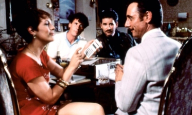 A FISH CALLED WANDA, from left: Jamie Lee Curtis, Michael Palin, Kevin Kline, Tom Georgeson, 1988, © MGM